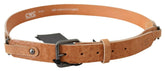 Costume National Light Brown Genuine Leather Belt